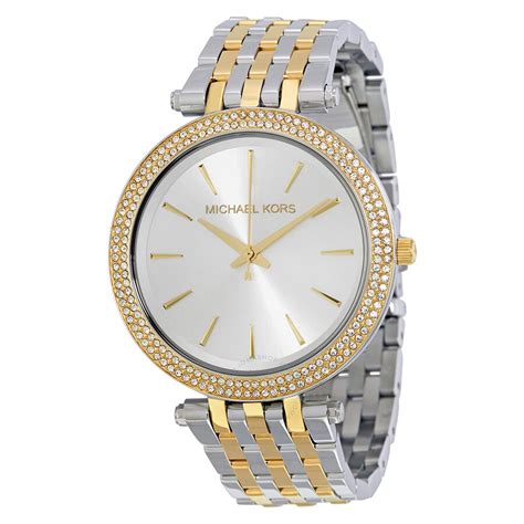 michael kors darci silver-tone watch